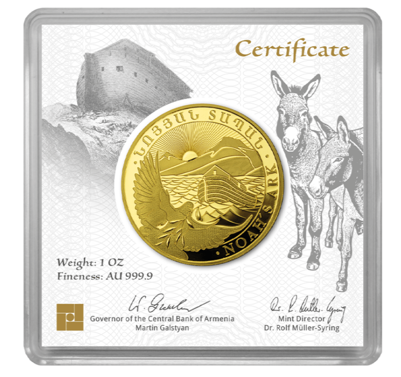 Armenia Noah's Ark Goud 1 oz 2024