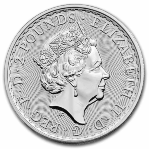 GB Britannia Queen Elizabeth zilver