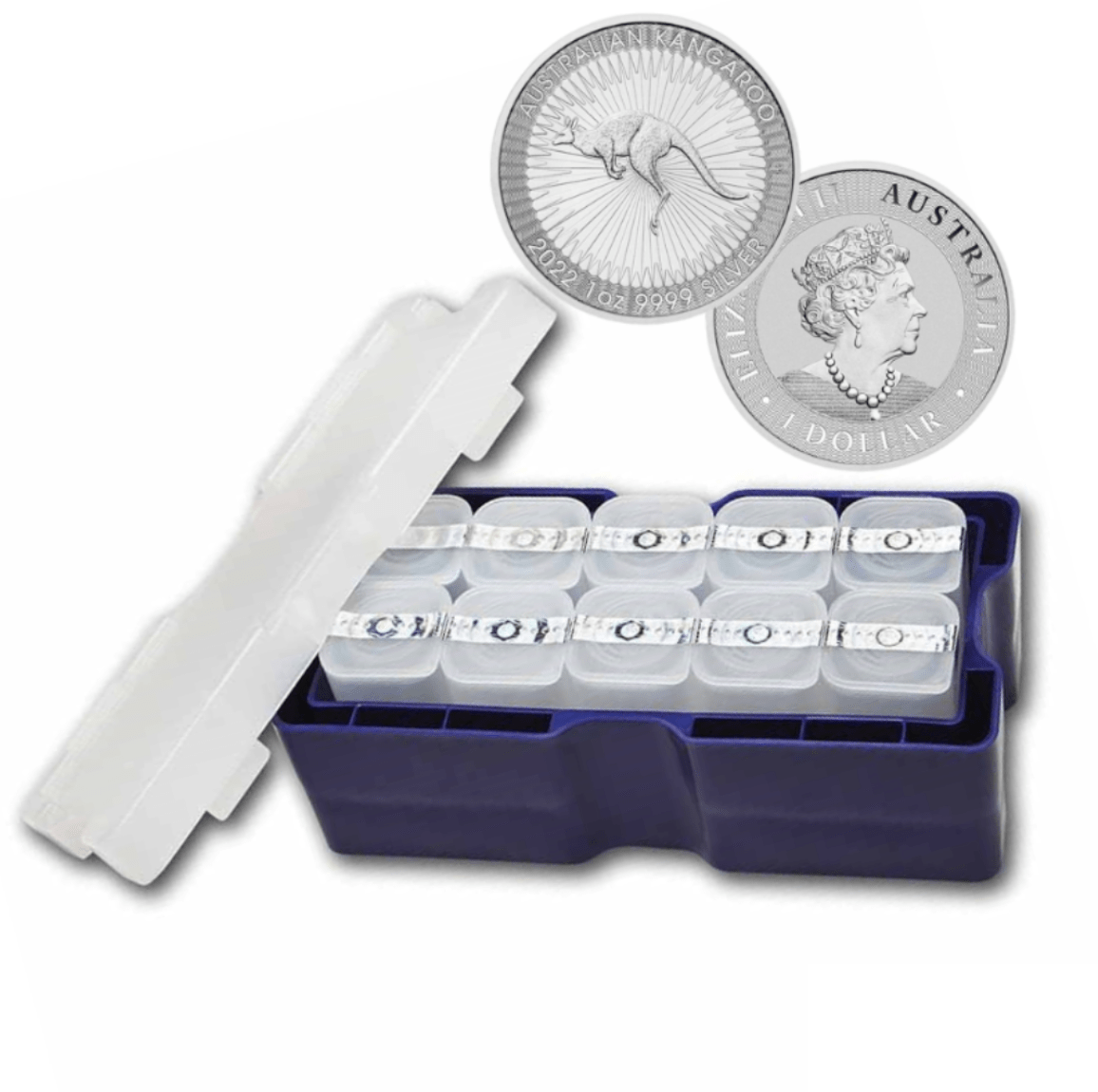 Kangaroo 1 ounce zilver 250 stuks