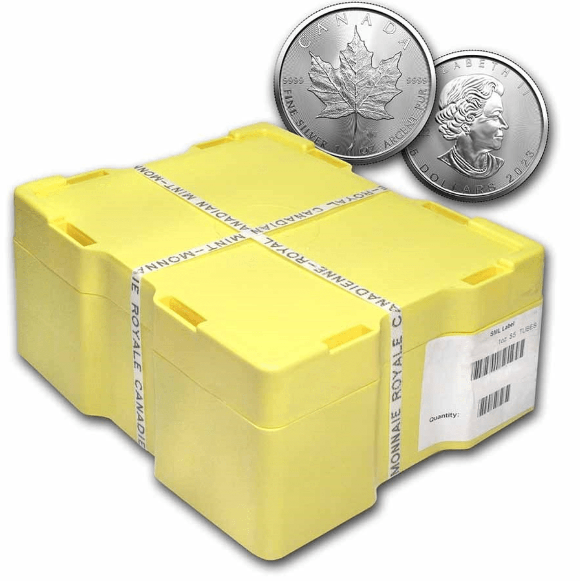 Monsterbox Maple leaf Zilver 500 oz