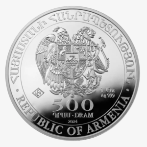 Armenia Noah's ark 1 ounce zilver 2024