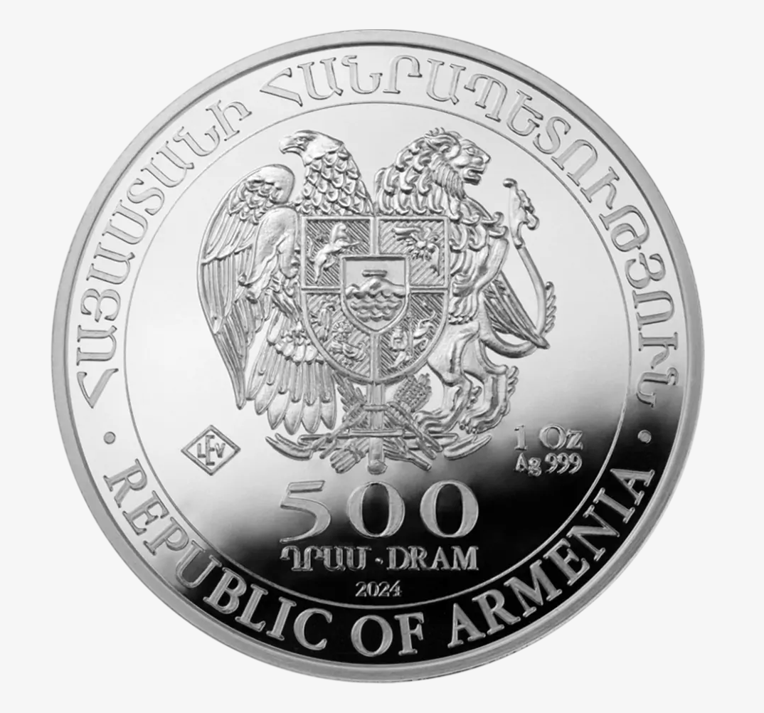 Armenia Noah's ark 1 ounce zilver 2024