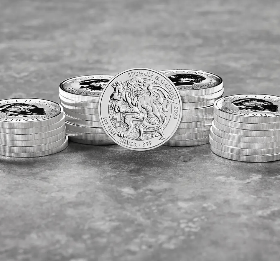 1 ounce Beowulf Myths and Legends zilver | 2024