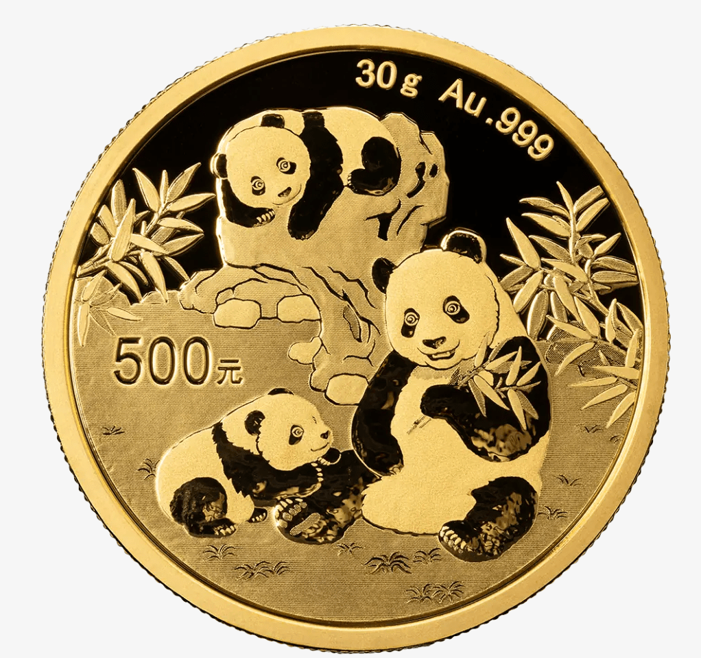 Panda 1 ounce China goud