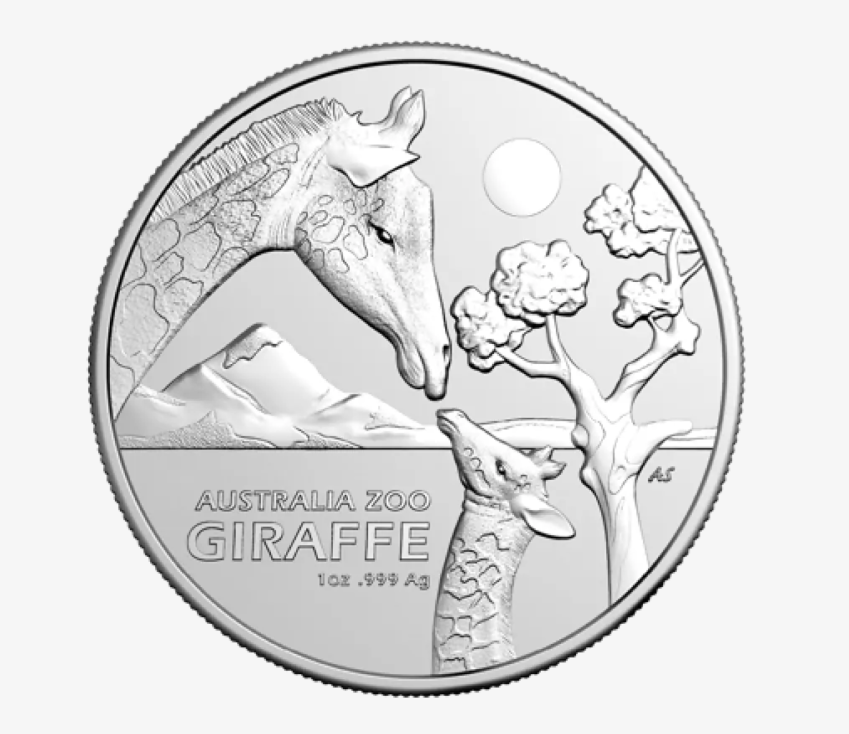 Australian Zoo Giraffe 2024 1 ounce