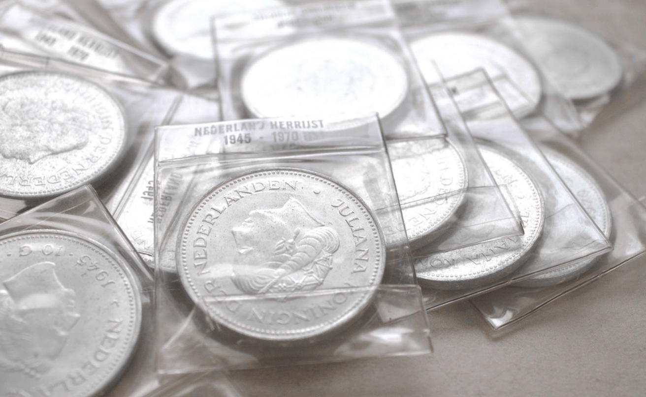 10 Nederlandse Gulden 1970 - 1973 zilveren Tientje
