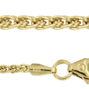 Palmier ketting 14 karaat