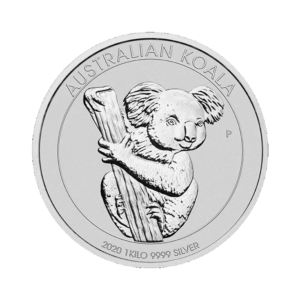 1 kilogram zilveren munt koala 2020