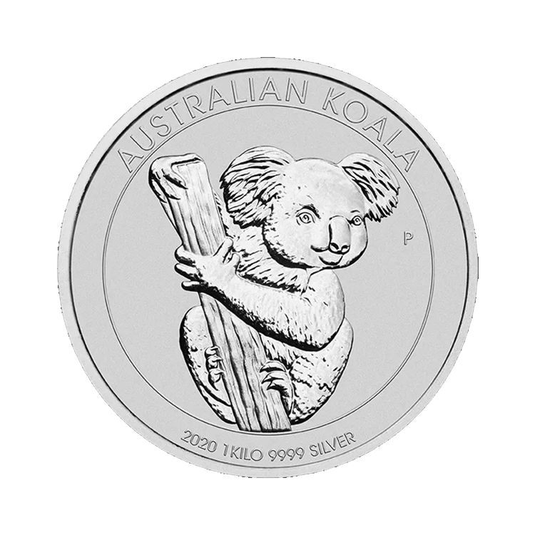 1 kilogram zilveren munt koala 2020