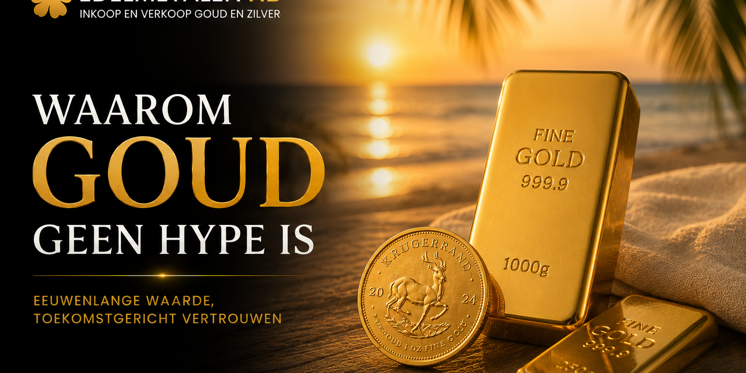 Waarom goud geen hype is