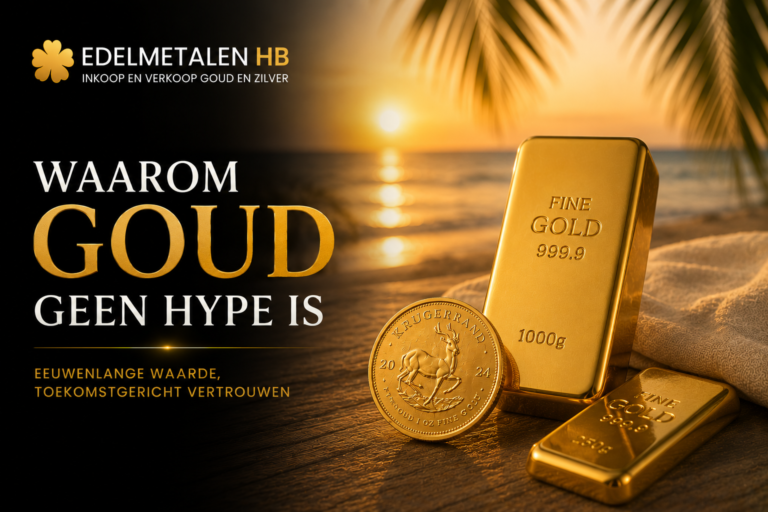 Waarom goud geen hype is