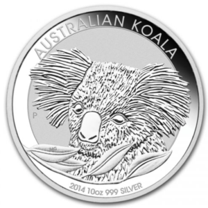 AUSTRALIAN KOALA, 2014 10oz 999 SILVER
